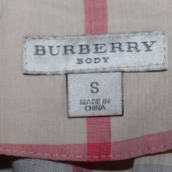Burberry Body Nova Check Cotton Robe Belted S - Picture 7 of 7